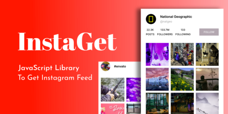InstaGet – JavaScript Library for Instagram