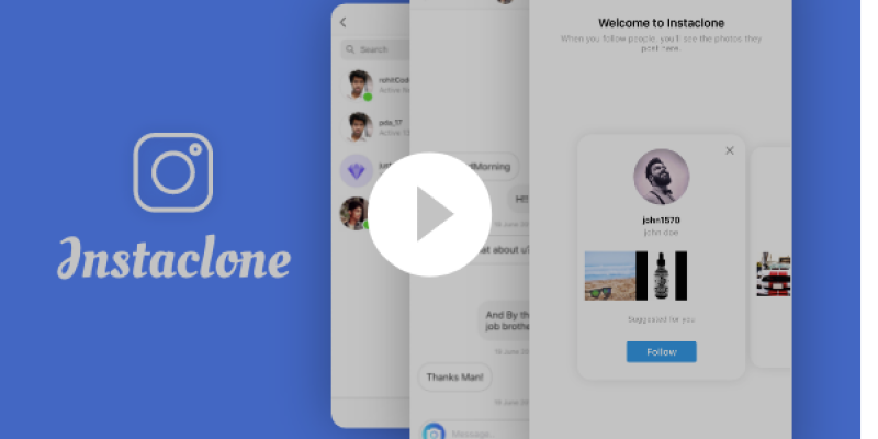 Instaclone – Instagram Full Clone + Admin Panel