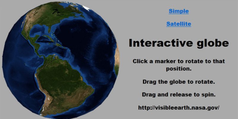 Interactive 3D Globe