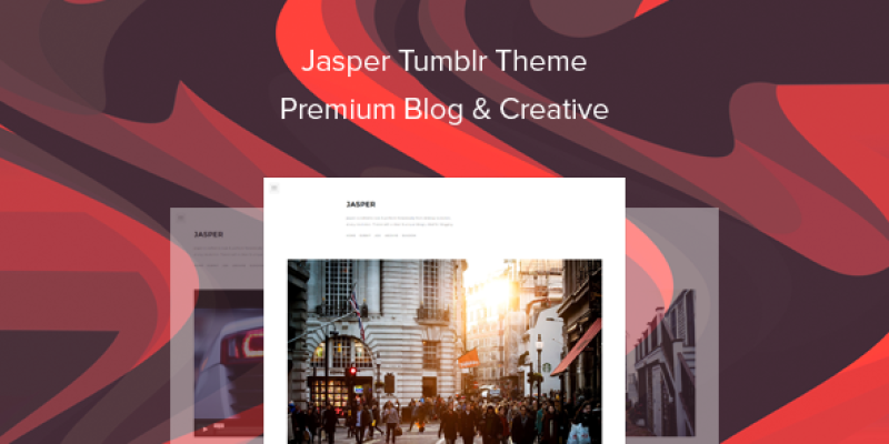 Jasper Tumblr Theme Premium Blog & Creative