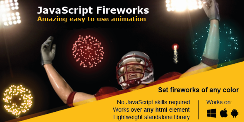 JavaScript Fireworks Animation