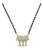 Women’s Pride Gold Plated American Diamond Mangalsutra 20-Inches Length Traditional Ethnic Latest Design Golden Pendant Stone Latkan Black Beads Single Chain Necklace for Girls