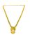 Women’s Pride Gold Plated Alloy Round Laxmi Pendant Necklace 32-Inches Length Golden