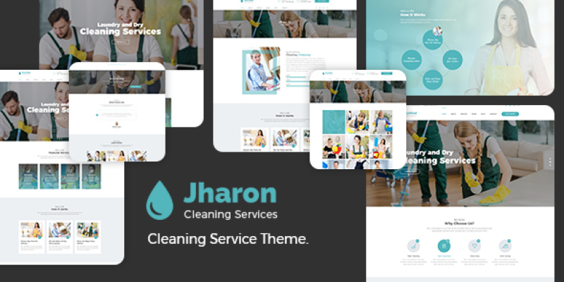 Jharon – Cleaning Service WordPress Theme + RTL