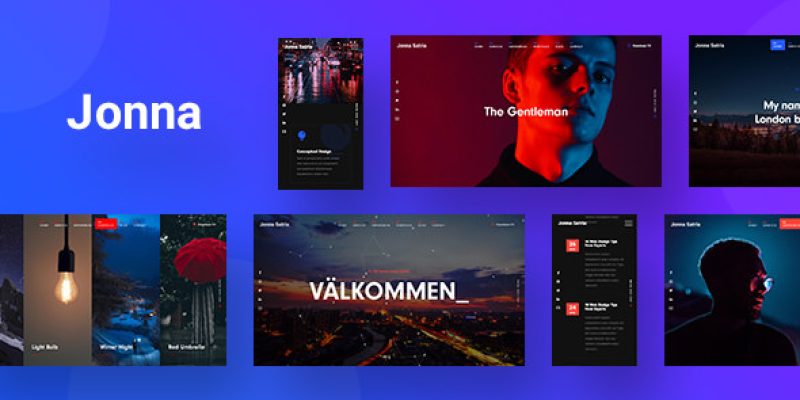 Jonna – Personal Portfolio Website Template