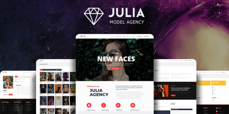 Julia – Talent Management WordPress Theme