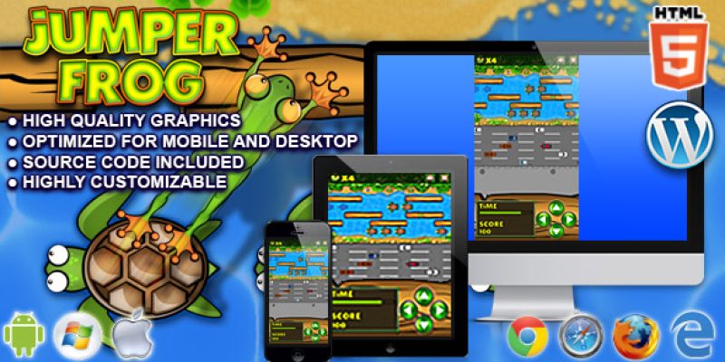Jumper Frog – HTML5 Game