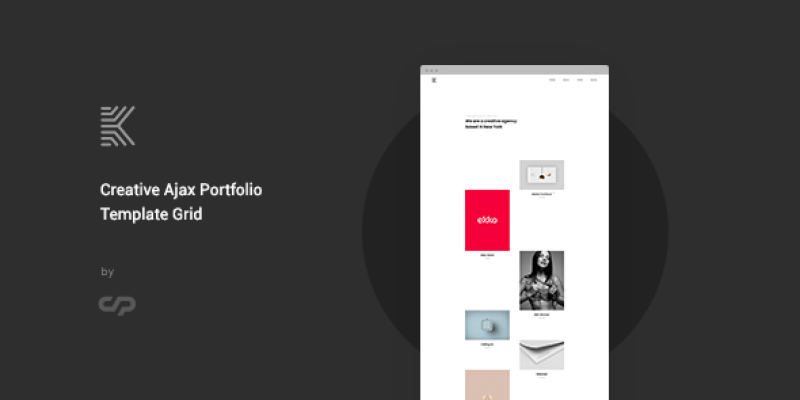 Kaleo – Creative Ajax Portfolio Template Grid