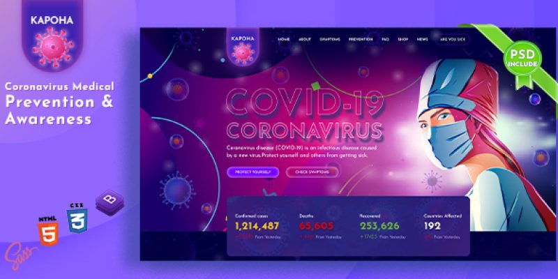 Kapoha – Corona virus Medical Prevention Template