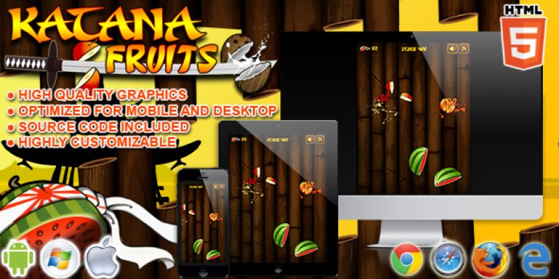 Katana Fruits – HTML5 Game