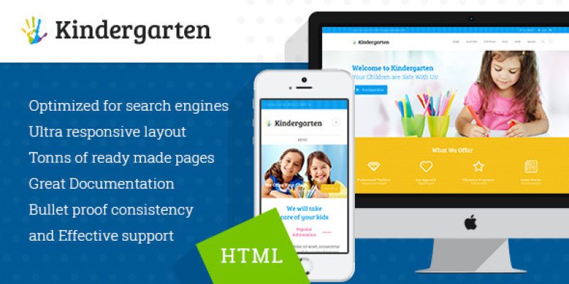 Kindergarten – Children HTML Theme
