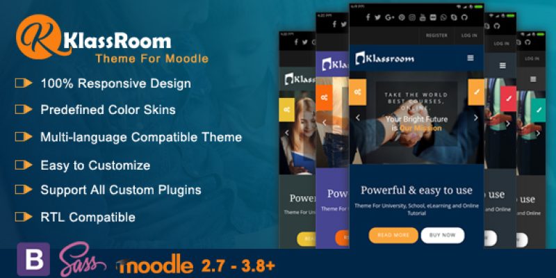 Klassroom – Premium Moodle Theme