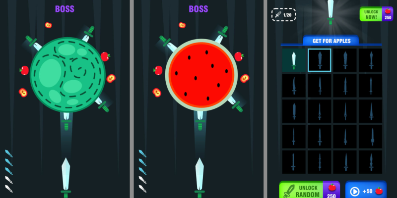 Knife Hit Unity (Android, iOS..)