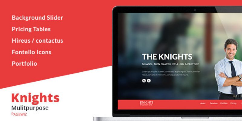 Knights Multipurpose Pagewiz Template