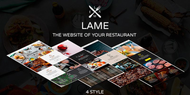 LAME – Restaurant Muse Template
