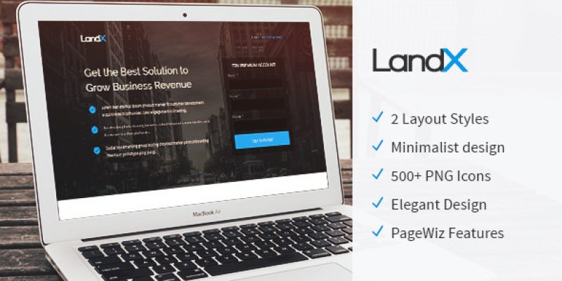 LandX – PageWiz Landing Page Template