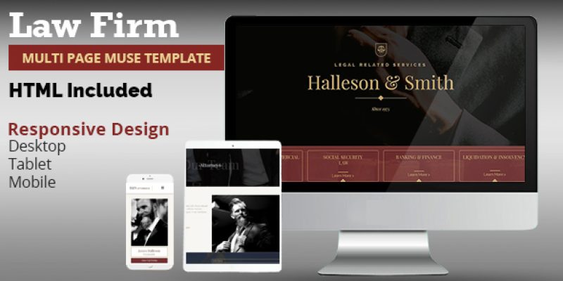 Law Firm Muse Template