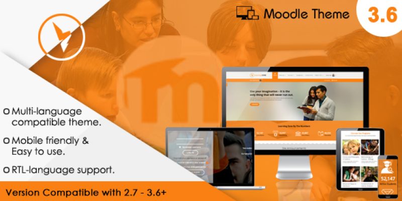 LearningZone – Responsive Moodle Theme