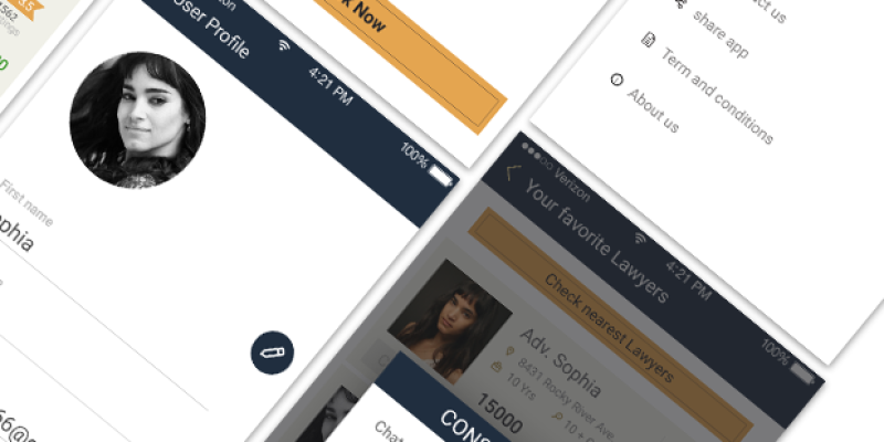 LegalEase24 – Complete iOS  Lawyer Application Solution