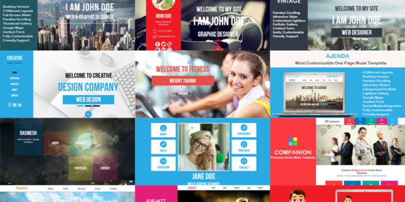 Fitness Center Muse Template
