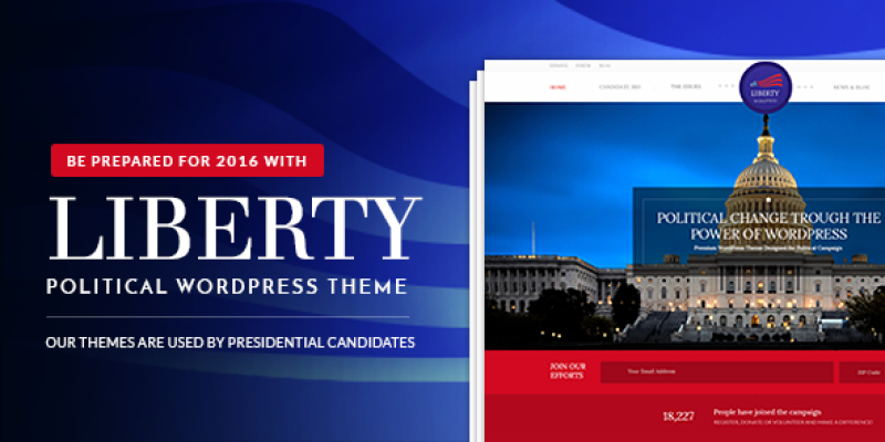 Liberty – Your Political WordPress Theme