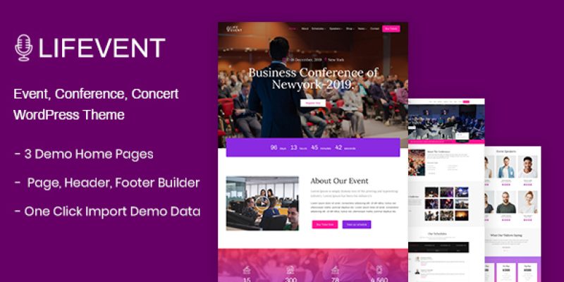 Lifevent – Event WordPress Theme