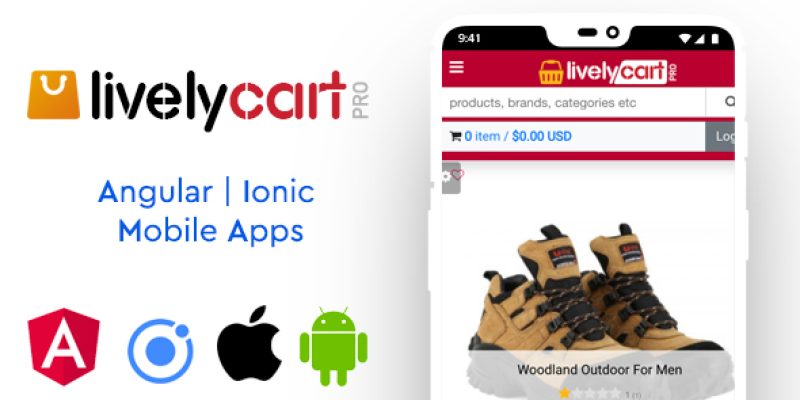LivelyCart PRO – Angular | Ionic Mobile Apps
