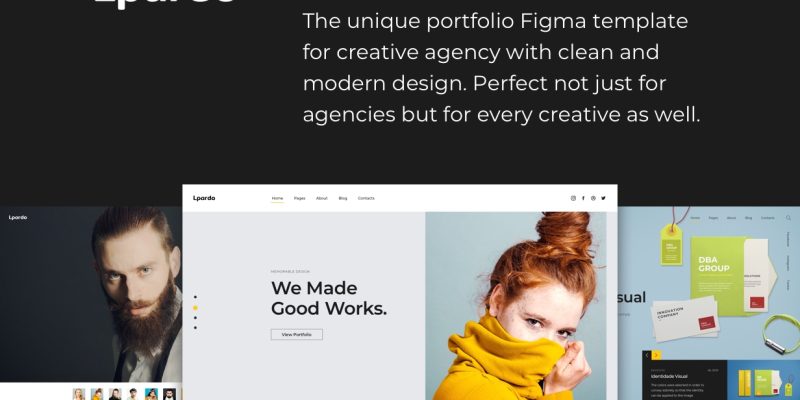 Lpardo — Creative agency Figma Template