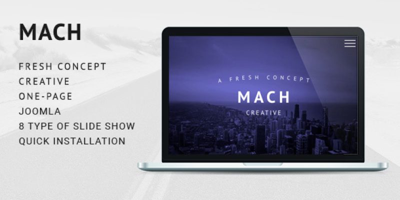 MACH – Fresh Concept One Page Creative Joomla Theme