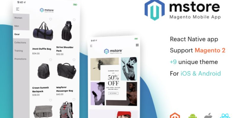 MStore Magento – the complete react native app for Magento 2