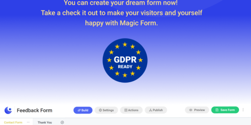 MagicForm – Next Generation WordPress Form Builder