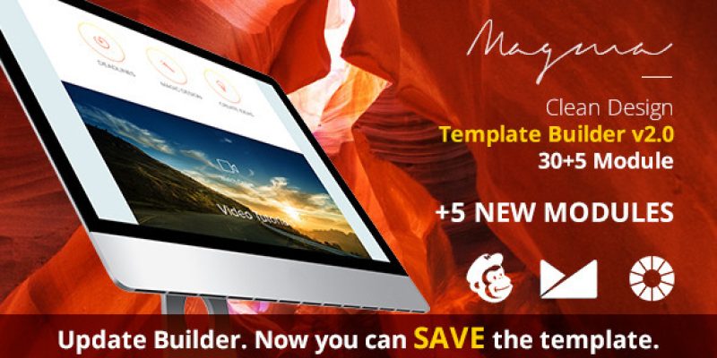 Magma Email Template + EmailBuilder