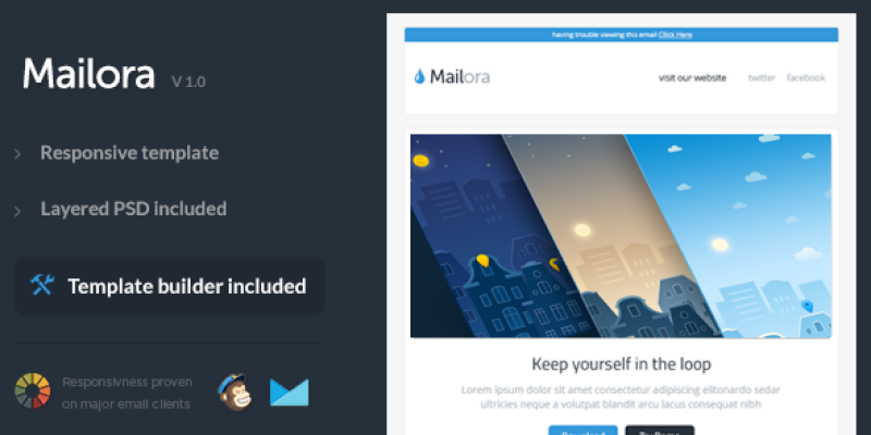 Mailora – Responsive Email Template