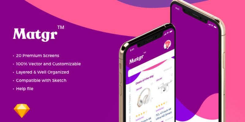 Matgr – E-Commerce Mobile App UI Kit