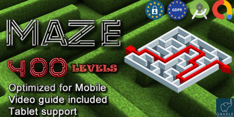 Maze 400 (Admob + GDPR + Android Studio)