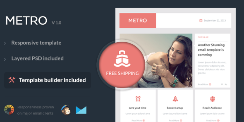 MetroMail – Responsive Email Template