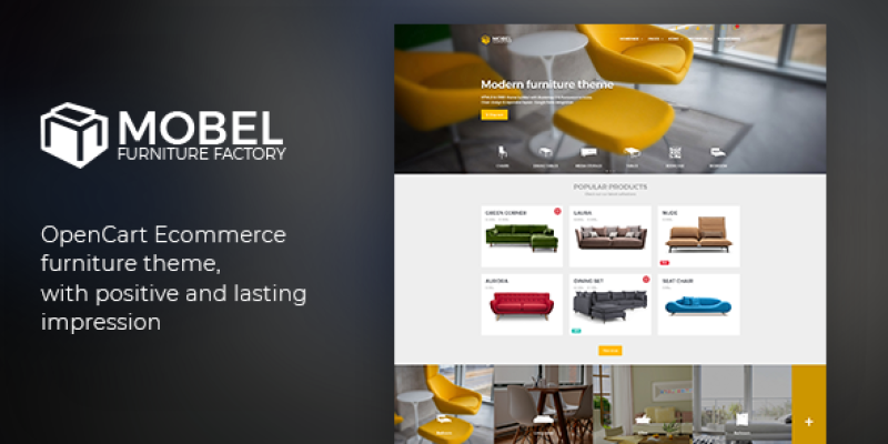 Mobel – Furniture OpenCart Theme
