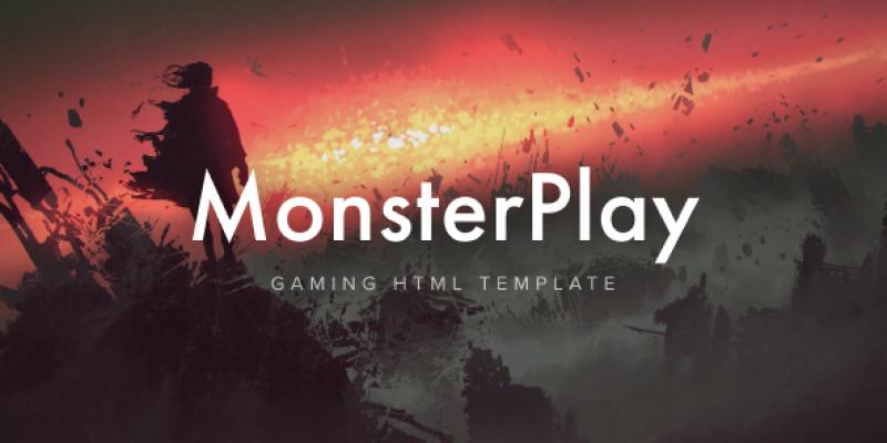 MonsterPlay – eSports and Gaming HTML Template