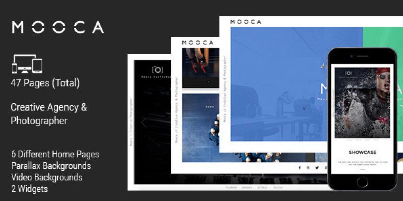 Mooca // Creative Agency Muse Template