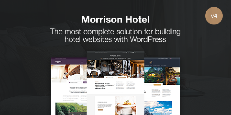 Morrison Hotel – WordPress Booking Theme