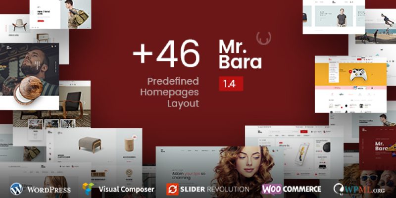 Mr.Bara – Responsive Multi-Purpose eCommerce WordPress Theme