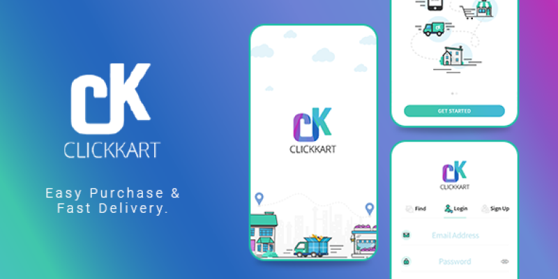 Multi Vendor Shopping Android App– Clickkart