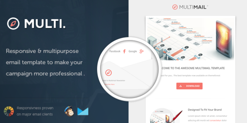 MultiMail – Responsive Email Template