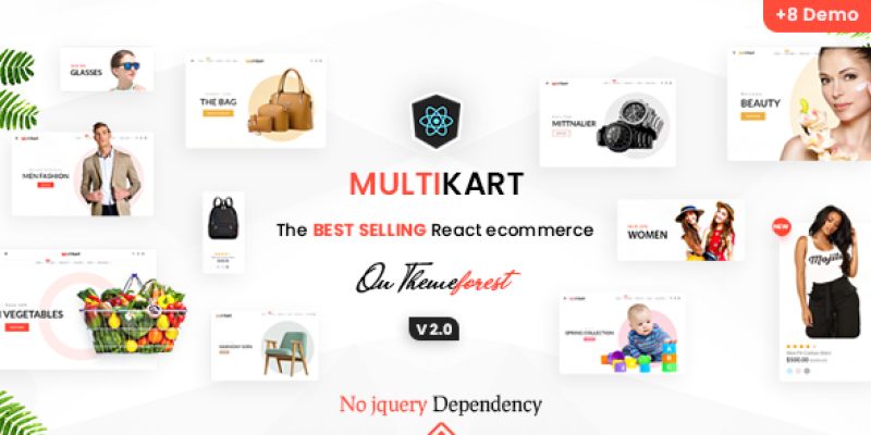Multikart – Responsive React eCommerce Template