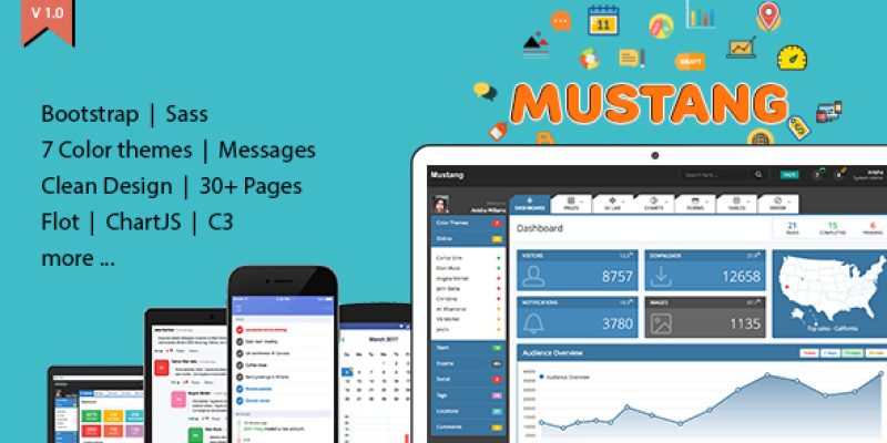 Mustang Admin Dashboard