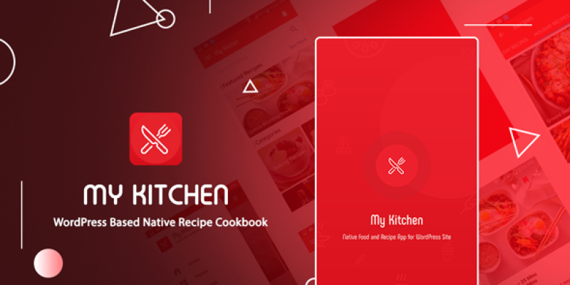 My Kitchen | Recipe Cookbook native android application based on WordPress