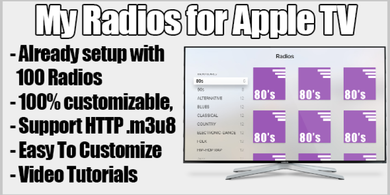 My Radios Streaming Radio For Apple Tv