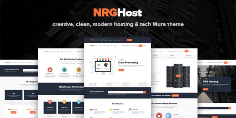 NRGHost – Hosting, Tech & Service Provider Theme