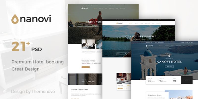 Nanovi – Resort and Hotel Template