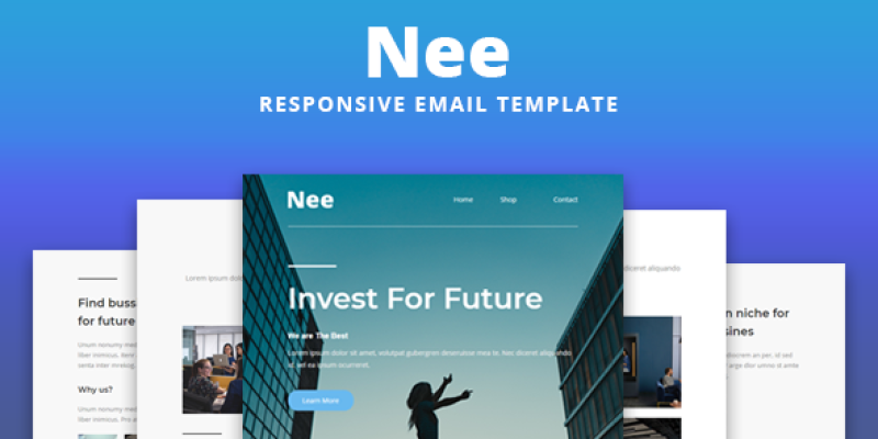 Nee – Responsive Email Template